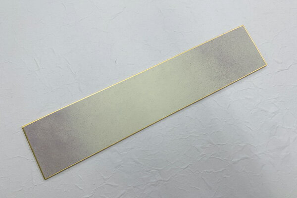 短冊広巾　ぼかし砂子入り　紫色