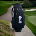 OZZO ゴルフスタンドバッグ 軽量 ブラック バーサタイル