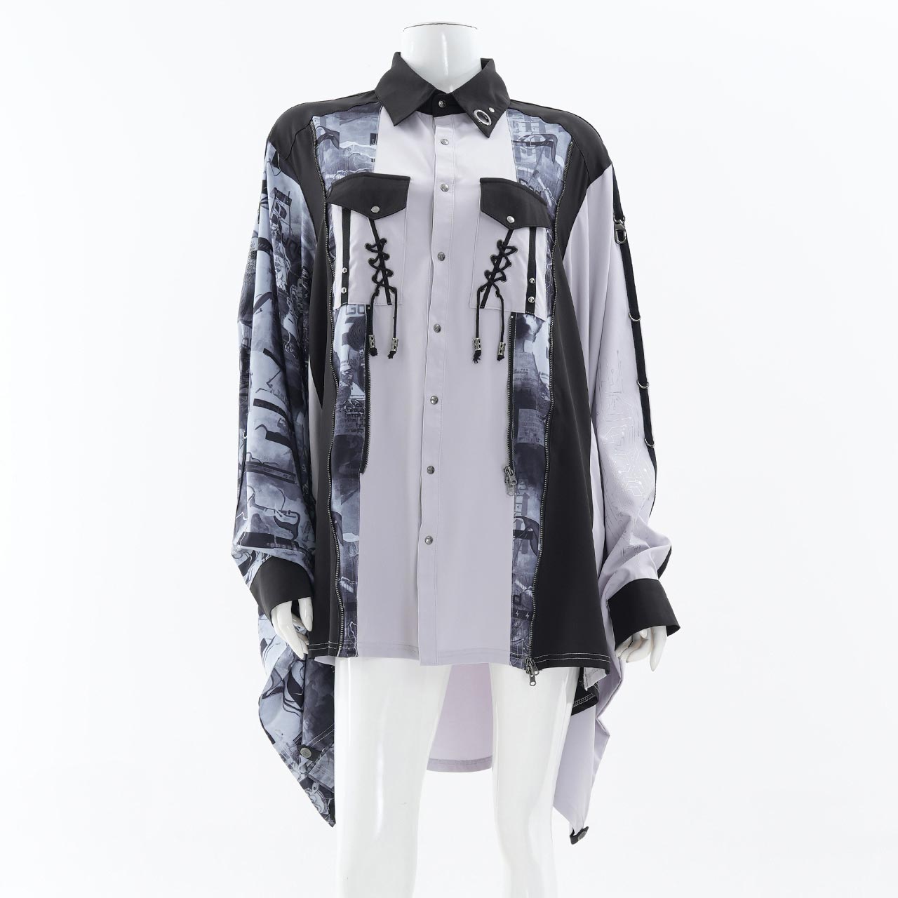 Dominion Kimono-Sleeve Blouse 黒色 ozzonjapan ozzconte オッズオンジャパン