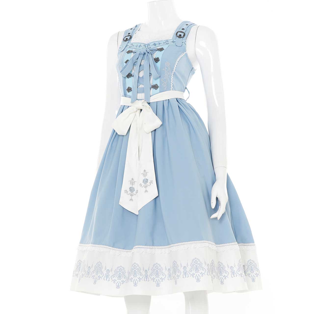 Fairy tale Rose Jamperskirt 青色 ozzonjapan ozzoneste 和ゴス 和ゴスロリ 和ゴシックロリータ