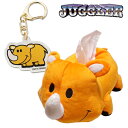 ジャグラー ツノっち ぬいぐるみ ティッシュカバー & アクリルキーホルダー付 ティッシュケース ティッシュ入れ グッズ パチスロ キャラクター 景品 JUGGLER ツノッチ つのっち(3)