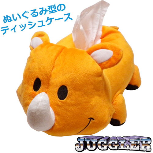 ジャグラー ツノっち ぬいぐるみ ティッシュカバー ファスナーVer. ジャグラーグッズ JUGGLER つのっち ティッシュケース ツノッチ