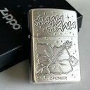 ハナハナ ZIPPO ライター A柄 ハイビスカス HANAHANA パイオニア スロット パチスロ グッズ 花 灰皿 アッシュトレイ タバコ お線香 ろうそく