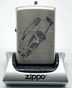 トヨタ Zippo GRスープラ Zippo トヨタ自動車 トヨタ モータースポーツ 銀サテン古美 両面エッチング ジッポ ジッポライター ジッポー かっこいい 煙草