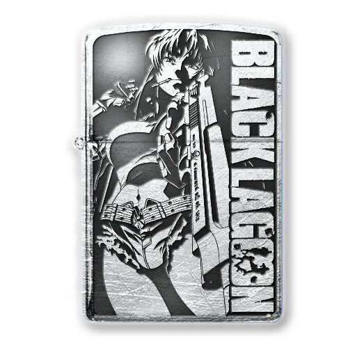 楽天グッズパークNEO【あす楽対応】 ブラックラグーン ZIPPO ver.2 A柄 レヴィ グッズ アニメ ライター ジッポライター コレクション BLACK LAGOON