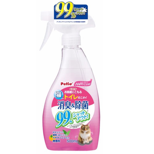 ペティオハッピークリーン猫消臭＆除菌500ml ペット　消臭