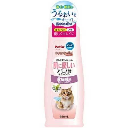 ペティオペッツスマイルド肌に優しいアミノ酸配合シャンプー全猫種用350mL