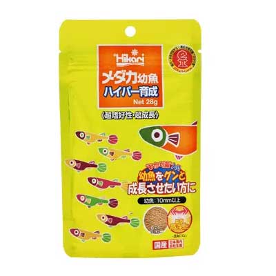 キョーリンメダカのエサ幼魚ハイパワー育成28g【メール便OK】【レターパックプラスOK】