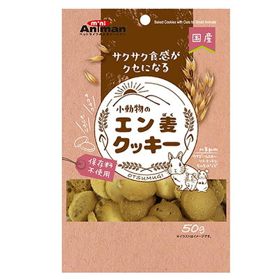 ドギーマンハヤシ小動物のエン麦クッキー50g【レターパックプラスOK】