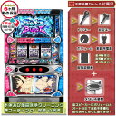 パチスロ閃乱カグラ BURST UP 実機 筐体 メダル不要装置(コイン不要機)セット(メダル不要装置・ドアキー・設定キー・音量調節・家庭用電源・簡易説明書+保...