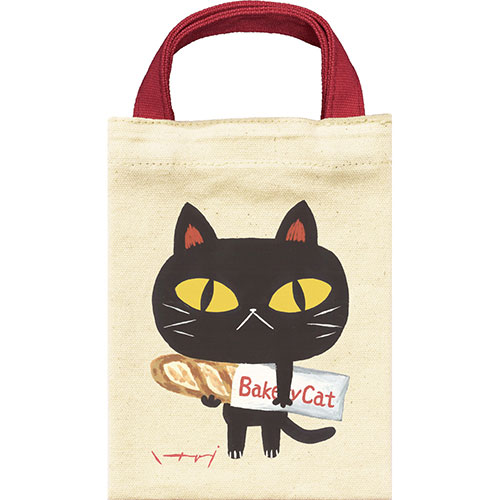 Rakuten - ネコポス バッグ ミニバッグ｜糸井忠晴 コットン ミニバッグ「ベコ」｜おしゃれ かわいい レディース 手提げバッグ サブバッグ 大人 軽量 軽い 布 コットン 綿 マグネット付き ネコ 猫 母の日