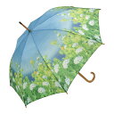 傘 レディース|アーチストブルームシリーズ〜木製ジャンプ傘〜(ダンフイ ナイ「ゴールデンアワー」)|梅雨 ギフト ありがとう 絵画 誕生日 贈り物 おしゃれ 長...