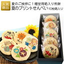 せんべい 退職 お菓子|夏のプリントせんべい10枚箱入り|大量 煎餅 お礼 ありがとう お世話になりました プレゼント 可愛い 産休 挨拶 女性 プリントせんべい 贈呈用 ラッピング付き お歳暮