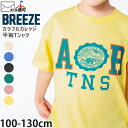 【メーカー価格1490円】☆選べる福袋2点1100円☆ BREEZE 半袖Tシャツ カラフルカレッジロゴ 男の子 女の子 キッズ 夏 綿100% トップス プリ...