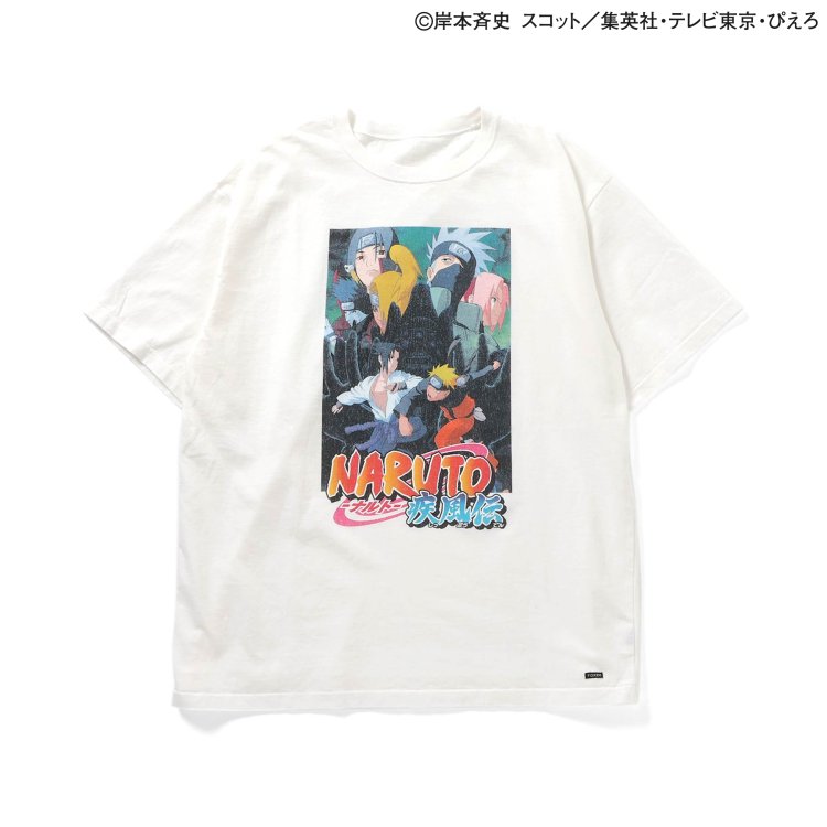 F.O.KIDS NARUTO ナルト 疾風伝 半袖 Tシャツ 大人サイズ ナルト サスケ カカシ メンズ レディース 夏 綿100% 日本製 コラボ グラフィック アニメ キャラクター 半袖Tシャツ トップス エフオーキッズ R307915