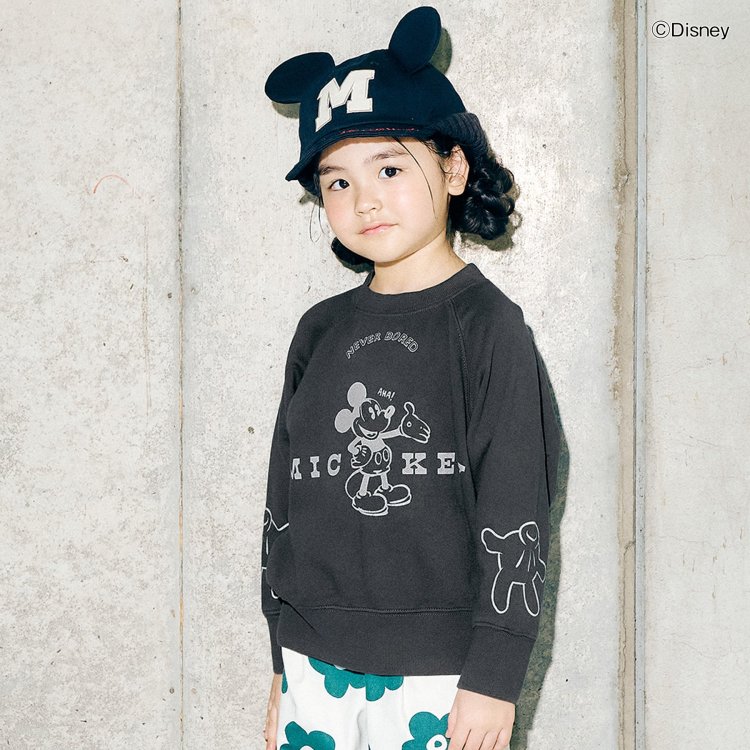 Other - 【アフターSALE開催中】【春最終処分】【メーカー価格3190円】 F.O.KIDS ディズニーコラボ キッズ 薄手トレーナー 裏毛 ミッキーマウス プルート ガーメントダイ 製品染め 男の子 女の子 キッズ 春秋冬 綿100% キャラクター スウェット トップス エフオーキッズ R511065