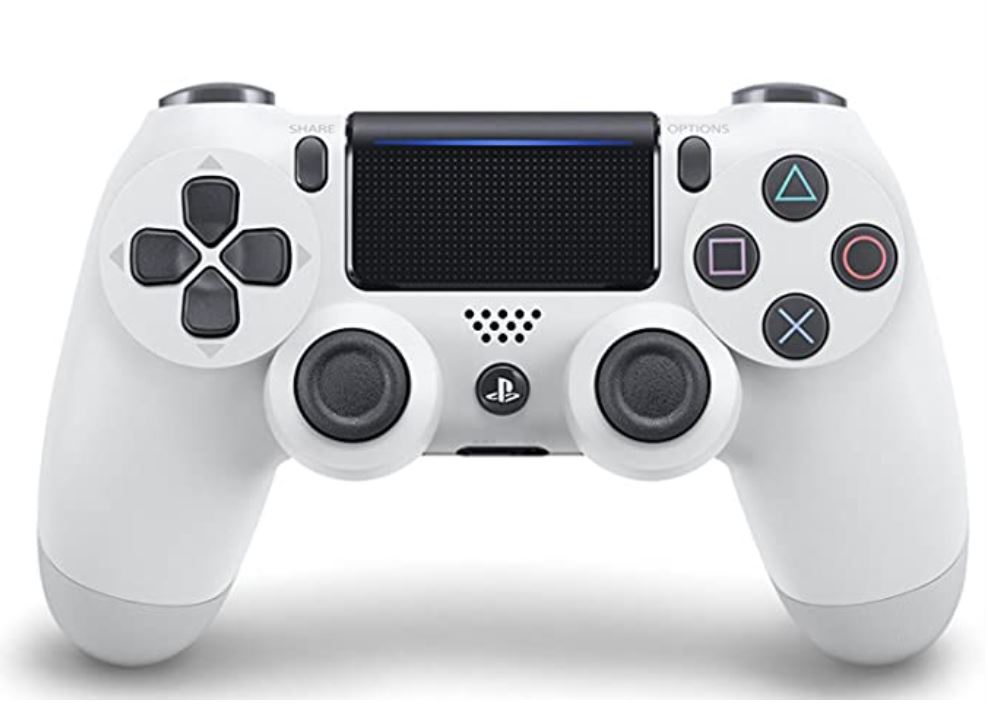 ワイヤレスコントローラー (DUALSHOCK 4) グレイシャー ホワイト (CUH-ZCT2J13)