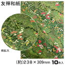 1000円ポッキリ 送料無料 友禅和紙 手漉き 友禅 和紙 A4 10枚入 約23.8×30.9cm 友禅千代紙 和紙 送料無料 伝統柄 創作 千代紙 友禅 貼箱 折り紙 おりがみ ブックカバー 御朱印 ピアス