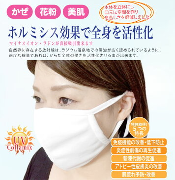 【ポイント最大48倍】エントリー必須 4/23〜4/27迄 【在庫あり】マスク 洗える 日本製 個包装 布マスク 立体 大人 大きめ ラジウム鉱石と紀州備長炭 抗菌効果の持続性が高い マスク ナノミックス 特許 アトピー性皮膚炎