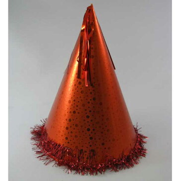 三角帽子（レッド） [パーティーグッズ カネコ クリスマスパーティー]【K-3520】