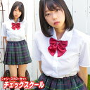 【在庫限り】【1点までメール便も可能】シェリーズクローゼット　チェックスクール [制服 コスプレ 学生服 セクシー 衣装 ハロウィン 女性 衣装 コスチューム]【A-2000_888901】