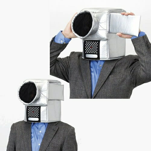 [イベント コスプレ] カメラマンマスク 【映画泥棒 マスク コスプレ おもしろキャップ 映画 イベント】【C-0548_267308】