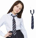 【2点までメール便も可能】ティーンズエバー ワンタッチネクタイ ネイビー/紋章 [女子高生 ネクタイ コスプレ 制服 かわいい 映え インスタ ティーンズエバ...