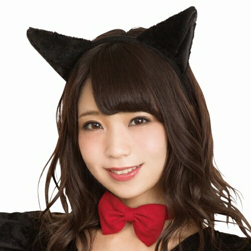 【2点までメール便も可能】 イベント コスプレ 猫耳カチューシャ ふせ耳 黒×黒 猫耳 ねこ耳 けもみみ ネコ耳 学園祭 コスプレ カチューシャ アニマル 動物カチューシャ コスチューム ハロウィン 女性］【B-3059_879824】