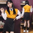 韓国 制服 コスプレ 韓国風制服 コスチューム コリア 女子高生 衣装生徒 高校生 中学生 レディース 大人女性 ハロウィン イベント