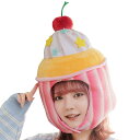 かぶりもん カップケーキかぶりもの [ケーキ コスプレ ケーキ屋さん 被り物 仮装 マラソン 出し物 運動会 文化祭 学園祭 宴会 二次会 演芸 舞台劇 男女...