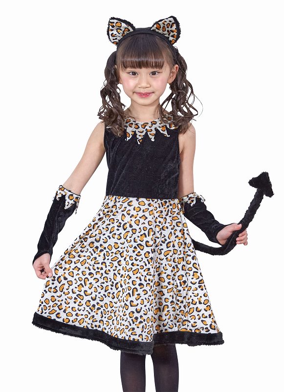 [ハロウィン コスプレ] レオニーワンピース（子供用：140cm） [ハロウィン 衣装 子供 ハロウィーン コスかわいい イベント チューム 仮装 女の子]【434818】