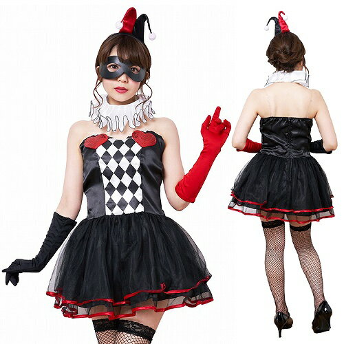 【在庫限り！特価品】TG マスカレードジョーカー　　[マジシャン コスプレ コスチューム なりきり ハロウィン 仮装 女性 レディース イベント]【888574】