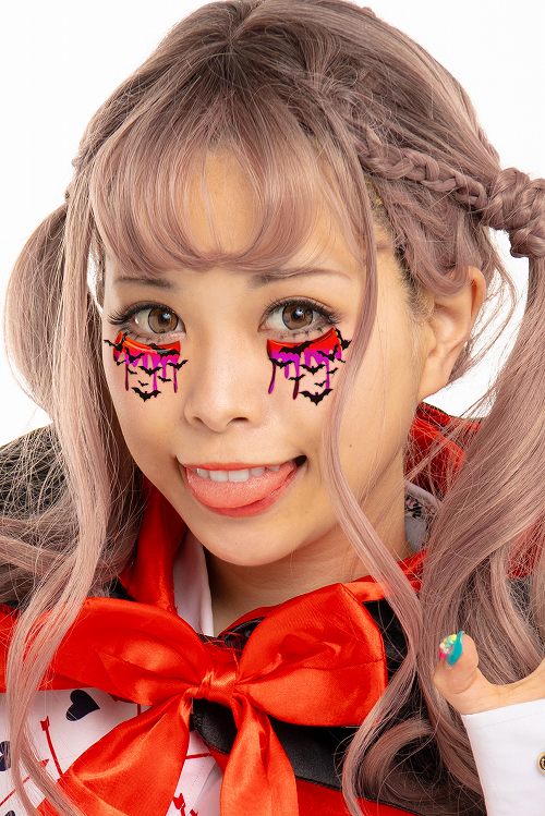 【15点までメール便も可能】 リアル涙(Bat swarms) [コウモリ ダーク 目もと 涙 フェイスシール ボディシール アートシール ハロウィン イベン...