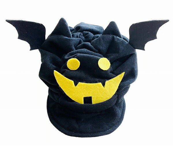 【1点までメール便も可能】[ハロウィン コスプレ] コウモリキャップ　　[こうもり 帽子 ハロウィン キャップ なりきり イベント コスプレ コウモリ 仮装 装飾]【_831942】