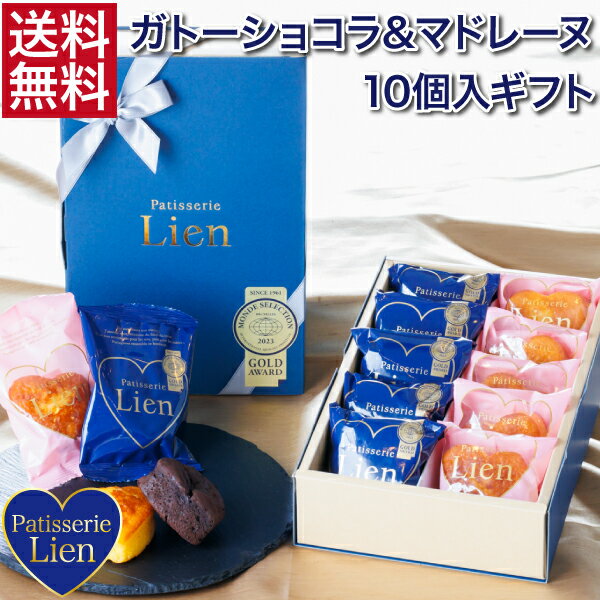 【キュア】 ガトーショコラ&マドレーヌ 10個入ギフト 送料無料 敬老の日 バレンタイン ホワイトデー プレゼント ご挨拶 お祝い 内祝い 出産祝 お返し 手土...