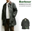 セール！Barbour Border OS WAX Jacket 2023年シーズン分 (バブアー ボーダー オーバーサイズ オイルドジャケット) 232MWX2089SG51