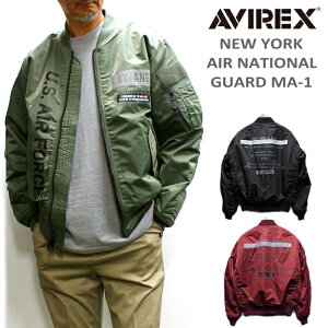 AVIREX(アヴィレックス)　REFLECT STENCIL MA-1 FLIGHT JACKET "NEW YORK AIR NATIONAL GUARD" / リフレクト ステンシル MA-1 フライトジャケット 2023秋冬限定モデル