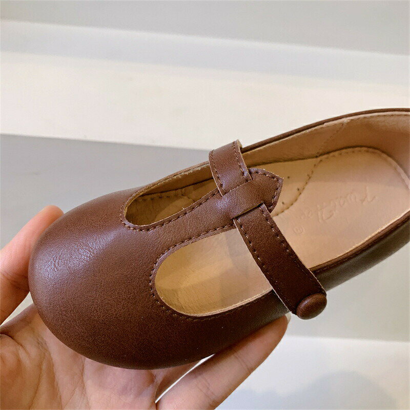 キッズ 靴 t-strap shoes Tストラップ シューズ レザー 合皮 皮 おしゃれ かわいい 女の子 14.0-20.0cm 子供 こども シンプル お出かけ イベント フォーマル 韓国 風 海外 輸入 子供服 春 夏 秋 冬 送料無料