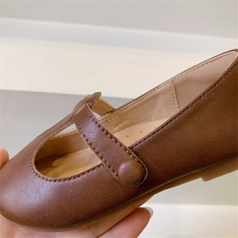 キッズ 靴 t-strap shoes Tストラップ シューズ レザー 合皮 皮 おしゃれ かわいい 女の子 14.0-20.0cm 子供 こども シンプル お出かけ イベント フォーマル 韓国 風 海外 輸入 子供服 春 夏 秋 冬 送料無料
