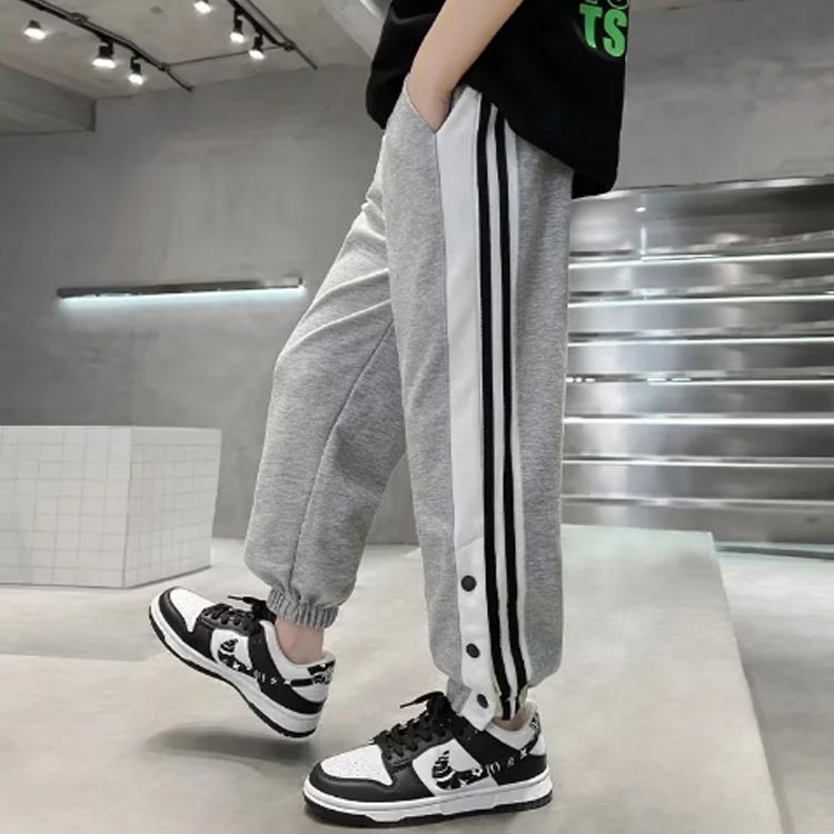 バスケパンツ ジュニア 裾ボタン バスケットボールパンツ ジャージパンツ バスケッ...