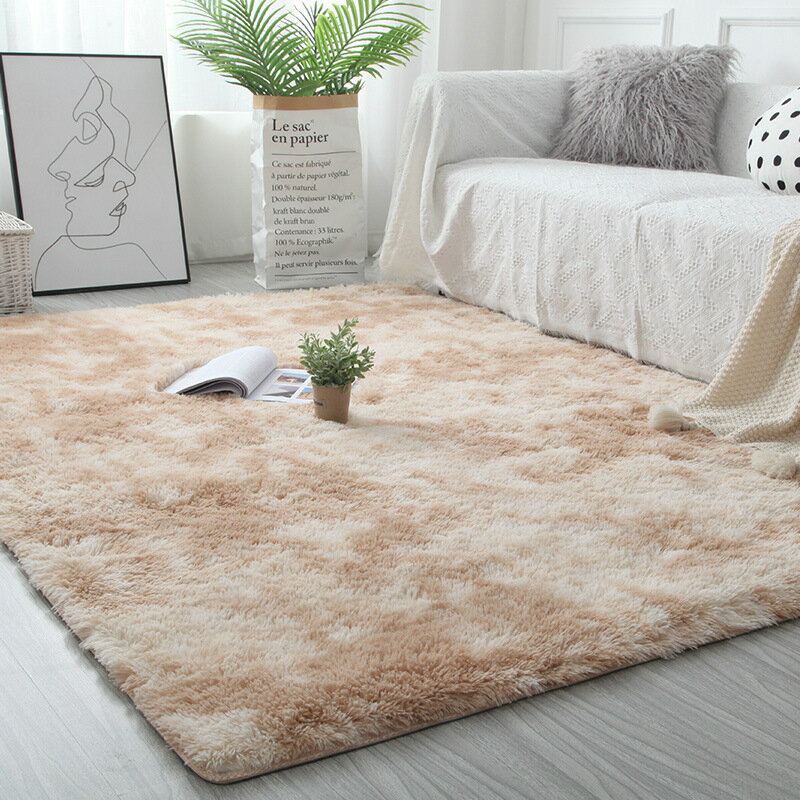 樂天商城 - 8色ラグ 洗える 畳 柔らかくてすべすべしている ラグマット 200×250cm カーペット リビング グラデーション色 絨毯 北欧 長い毛羽おしゃれ じゅうたん かわいい シャギーラグ 洗えるカーペット 洗濯 長方形