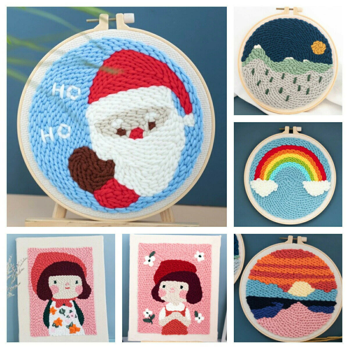 樂天商城 - 刺しゅうセット 刺繍キット クロスステッチ パターンあり 刺繍工具付き 初心者学ぶDIY材料　プレゼント　装飾品