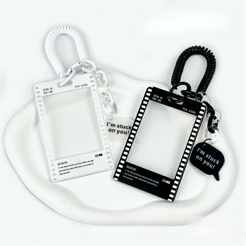 樂天商城 - 送料無料 2枚セット フォトカード トレカ フィルム風 スライド式 おしゃれ かわいい キーホルダー カードケース 保護 カードホルダー 写真 ケース 韓国 推し活 グッズ オタ活 アイドル kpop kポップ インスター 収納 写真 オタ活 クリア デコ お宅 sns映え 海外通販