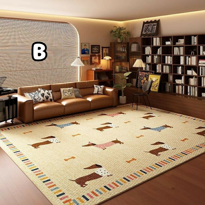 P-NEEDSの送料無料 100*120cmマット カーペット ラグマット プレイマット ベビーマット 遊びマット 長方形 大判 騒音緩和 衝撃吸収 パッチワー? 滑り止め? カントリー ラグ インテリア 赤ちゃん ベビー 子供 キッズ 北欧 かわいい おしゃれ 床暖房対応 プレゼント 海外通販｜アングル3
