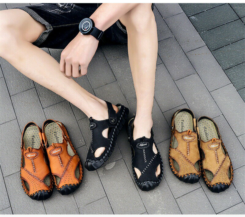樂天商城 - メンズ サンダル 本革 さんだる スポーツサンダル sandals men オフィスサンダル ドライバーサンダル 夏 外履き 歩きやすい おしゃれ