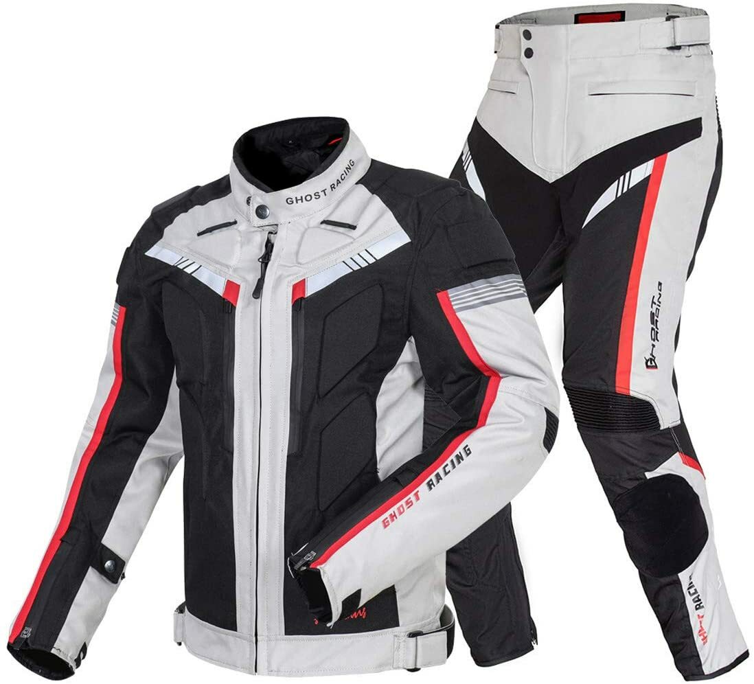 樂天商城 - バイク用 メンズジャケット&パンツ上下セット ライナー付き バイク用ジャケット 通気性に優れ メッシュジャケット スポーツジャケット プロテクター付き オールシーズン 防風防寒