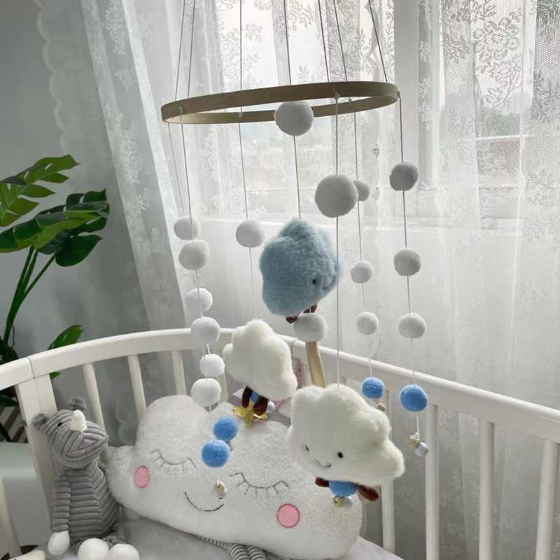 ベビーメリー メリー ベビー 北欧風 吊り下げ式 新生児 赤ちゃん おもちゃ ベッド...