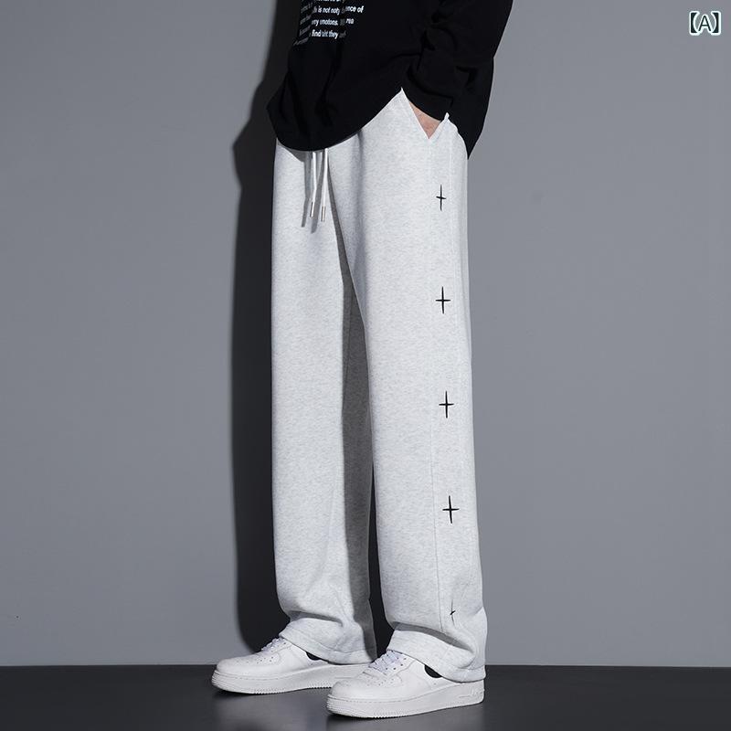 樂天商城 - パンツ メンズ 高身長 スポーツ 190cm 春秋 ロングパンツ ズボン ロング丈 110cm 115cm 120cm ゆったりサイズ コットン 運動着 リラックスパンツ