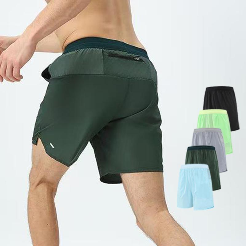 樂天商城 - パンツ 男性用 短パン スポーツパンツ ランニングパンツ アウトドア トレーニングパンツ 5分丈パンツ ハーフパンツ 接触冷感 通気性 伸縮性 ポリエステル ブラック グレー グリーン ブルー XS S M L XL 2XL 3XL 4XL1
