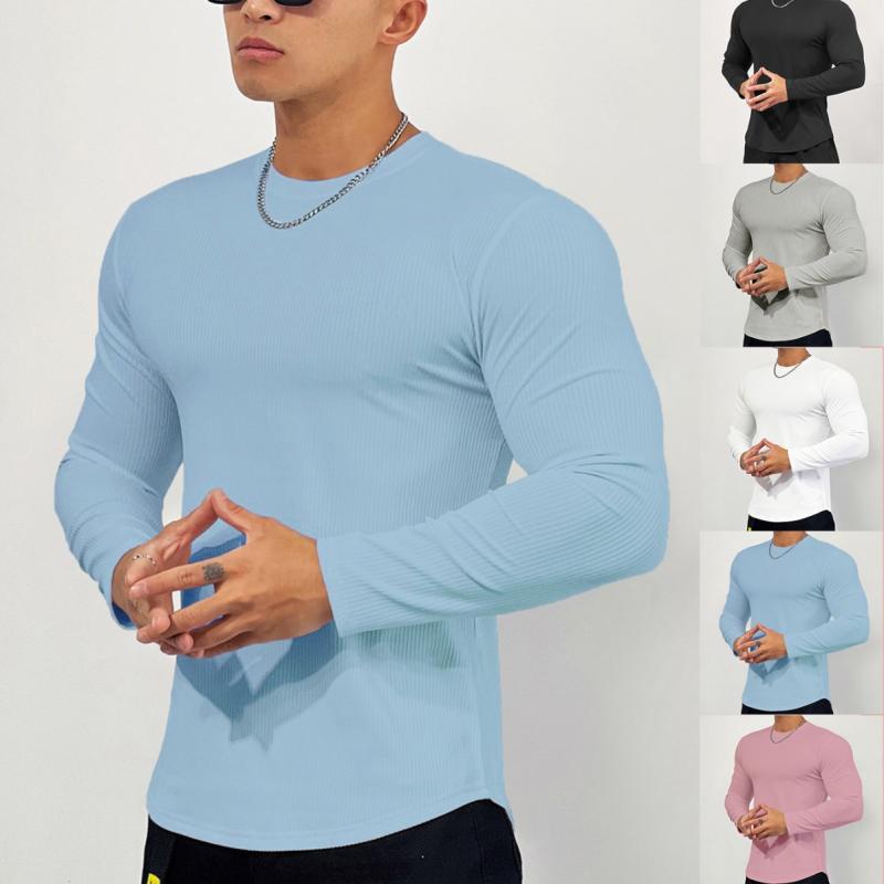 Tシャツ メンズ 男性用 トレーニングウェア 長袖 トップス ストレッチ 伸縮性 無地 スポーツ カジュアル 春秋 ポリエステル ホワイト グレー ブルー ブラック ピンク・カテゴリ: Tシャツ・柄: ストライプ・対象: メンズ・スタイル: スポーツカジュアル・ネックライン: ラウンドネック・袖丈: 長袖・素材: ポリエステル95%・カラー: ホワイト.グレー.ライトブルー.ブラック.ピンク・サイズ: M.L.XL.XXL.XXXL・用途: ランニング.フィットネス.スポーツ